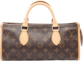 Louis Vuitton Pre-owned Popincourt - Dames - Vintage Handtas - Bruin - ONE Size - Leer - Vintage