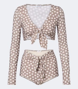 Alaia Polka-dot bikini