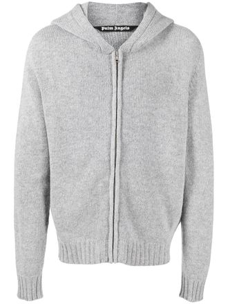 Palm Angels Felpa con stampa - Grigio