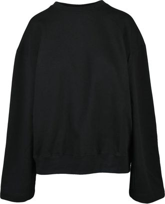 Dries Van Noten Black Oversized Cotton Sweatshirt