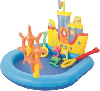 Bestway Juego De Agua Barco Remolcador 140x130x104cm