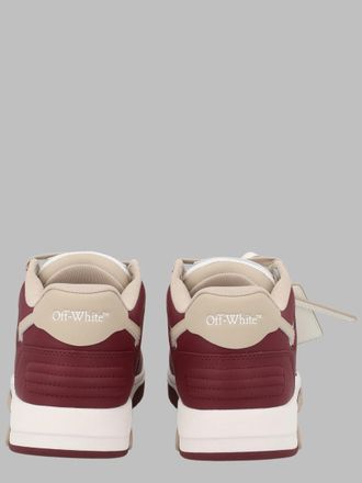 Off-white Out Of Office Sneakers - Burgundy