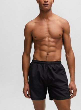 Boss Orange by Hugo Boss BOSS Orange Dolphin NOS Heren Sneldrogende Zwemshorts met Streep en Logo