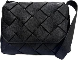 Bottega Veneta Pre-owned Vintage Schoudertas - Dames - Vintage Schoudertas - Zwart - ONE Size - Leer - Vintage