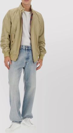 Baracuta ribbed cuffs jacket