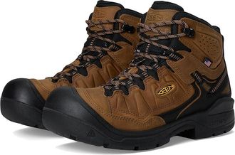 Keen Targhee IV Waterproof Work Boot (Carbon Toe) Mens Hiking Boots Belgian/Black : 11.5 D - Medium, Leather