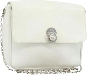 Celine Pre-owned Vintage Schoudertas - Dames - Vintage Schoudertas - Wit - ONE Size - Leer - Vintage