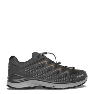 Lowa Wanderschuh LOWA MEADOW GTX LO SL, Herren, Gr. 41,5, graphit, bronze, Schuhe Wanderschuh, wasserdicht, winddicht,atmungsaktiv dank GORE-TEX Membrane