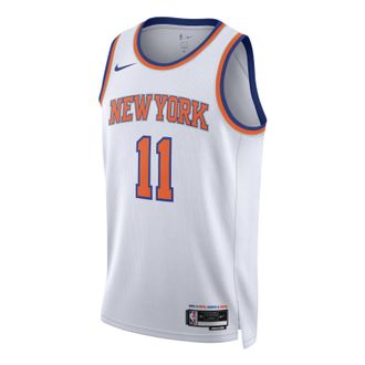 Nike Dri-FIT NBA Jalen Brunson New York Knicks Association Edition Swingman Jersey White DN2087-104