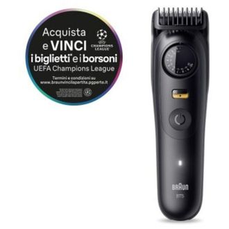 Braun BeardTrimmer 9 BT5520 regolabarba Batteria 40 2 cm Bagnato e secco Nero