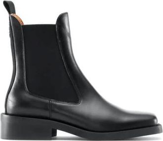 Ganni Schoenen, Dames, Zwart, 37 EU, Leer, 4880 Chelsea Boot