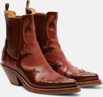 Gabriela Hearst Cassidy leather cowboy boots