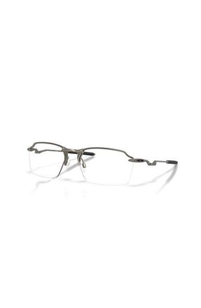 Oakley 57mm Rectangle optical glasses in Grey at Nordstrom