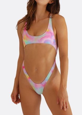 Minimale Animale Dynamo One Piece Swimsuit in Caribbean Print at Nordstrom, Size X-Small