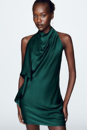 Bardot Sierra Satin Mini Dress