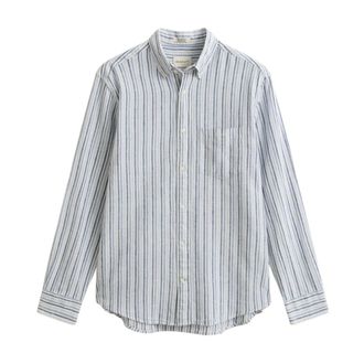 GANT Regular Fit Cotton Linen Shirt - male - Gant - Casual Shirts - Multicolor - S - Shirts