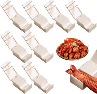 OEM M&aacute;quina Para Pelar Cangrejos De R&iacute;o De 8 Piezas, M&aacute;quina Port&aacute;til Universal Pelar Cangrejos R&iacute;o, Pr&aacute;ctica F&aacute;cil Limpiar Restaurantes (blanca)