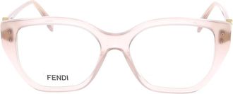 Fendi Chique Zonnebril - unisex - Brillen - Roze - ONE Size - Accessoires