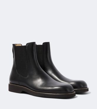 Christophe Lemaire Leather Chelsea boots