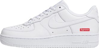 Nike x Supreme Air Force 1 Low Box Logo - White CU9225-100