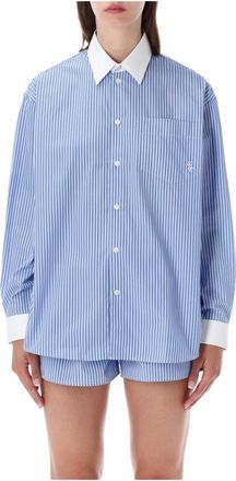 Sporty & Rich Donna, Camicette, Blu, M, new