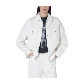 Anine Bing Denim Jackets, female, Beige, Size: XS Rory Jacket