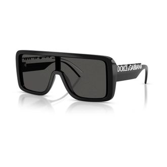 Dolce & Gabbana Shield Sunglasses - unisex - Dolce & Gabbana - Sunglasses - Black - 34 MM - Accessories