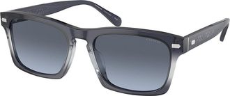 Coach HC8397U CR628 58168F Mens Sunglasses Blue Size 57