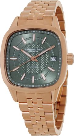 Raymond Weil Freelancer Automatic Green Dial Ladies Watch 2490-P5-52061