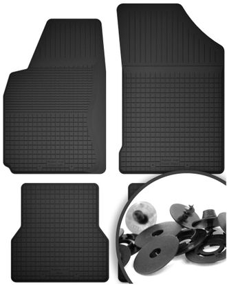OEM Alfombrillas De Goma + Topes Para: Renault Megane I Cabrio, Coup&eacute; (1995-2002)