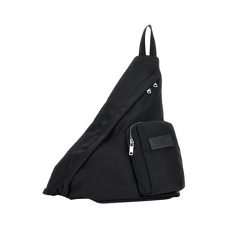 Maison Margiela Cross Body Bags, male, Black, Size: ONE SIZE Triangle Sling Bag