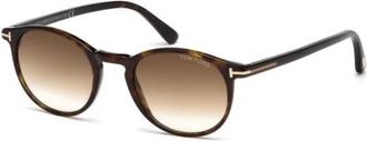 Tom Ford Andrea-02 Zonnebril - Heren - Zonnebrillen - Bruin - 48 MM - Accessoires