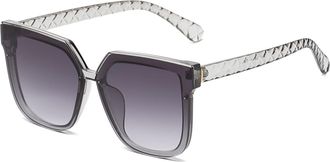 Generic Mens Sports Sunglasses Outdoor Womens Vacation Commuter Sun Glasses(Clear)