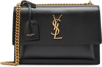 Saint Laurent Sunset Leather Cross-body bag - Black - One Size
