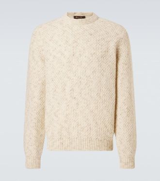 Loro Piana Jersey Ash de lana, cachemir, lino y seda