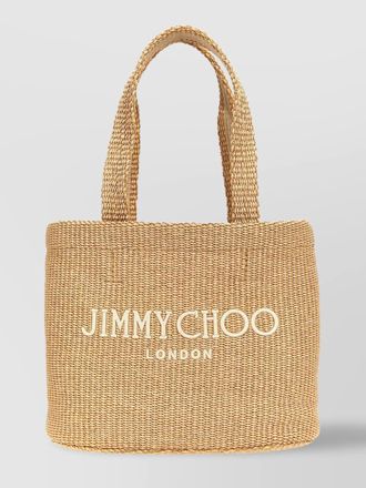 Jimmy Choo London tote bag beach east-west