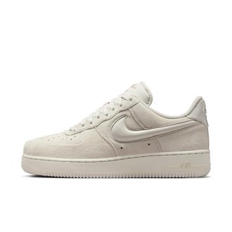 Nike Womens Air Force 1 07 Shoes in Grey | HV4406-001