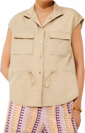 Suncoo Lou Vest In Beige