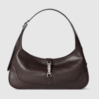 Gucci Jackie Slim Small Shoulder Bag, Brown, Leather