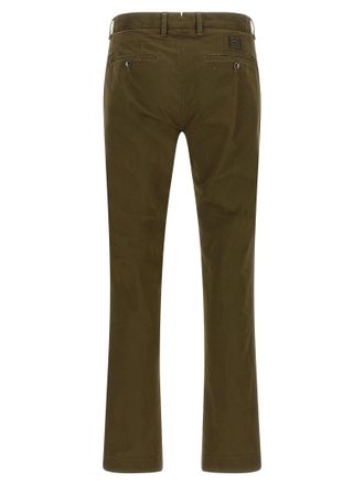 Incotex Cotton Canvas Trousers - Green