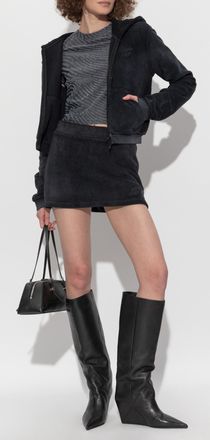 Alexander Wang T By Alexander Wang Top With A Z Monogram, Womens, Grey