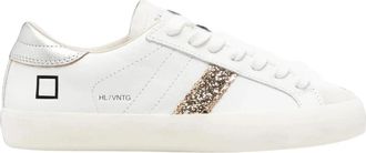 D.A.T.E. Hill Low Vintage - Dames - Sneakers - Wit - 37 EU - Katoen - Schoenen