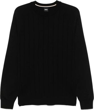 BOSS Maglione lavorato a maglia - Nero