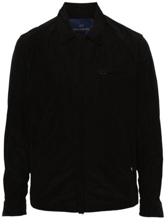 Paul & Shark logo-appliqué jacket - Black