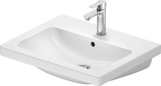 Duravit Duravit - Lavabo D-code, Con Agujero Para Grifo, Con Rebosadero