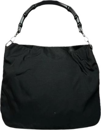 Gucci Pre-owned Schoudertas - Dames - Vintage Schoudertas - Zwart - ONE Size - Vintage