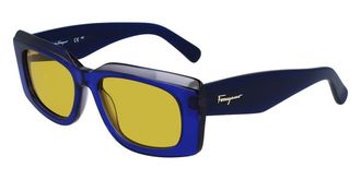 Ferragamo SF 1079S 435 Mens Sunglasses Blue Size 54