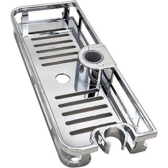 OEM Estante Rectangular Extra&iacute;ble Para Ducha Crezuo Con Bandeja De Almacenamiento Y Soporte De Pl&aacute;stico