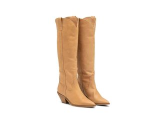 Billini Womens Ulise Tall Western Boot In Dark Clay/ Beige