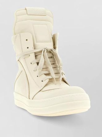 Rick Owens leather high-top sneakers